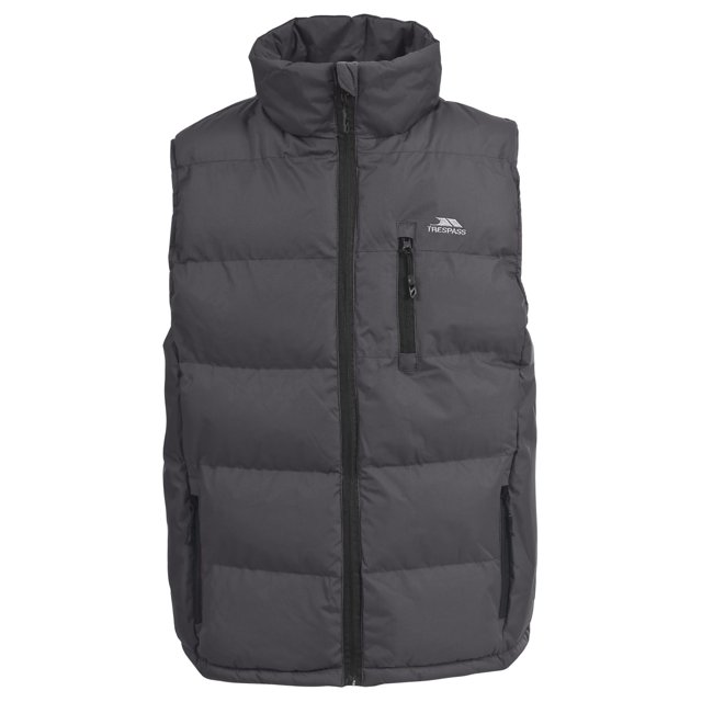 Trespass - Chaleco acolchado Modelo Clasp para hombre caballero (Gris)