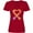 Red, variant on Inktastic Fire Heart Dragons Women's V-Neck T-Shirt