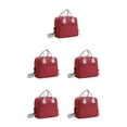 thumbnail image 2 of Transemion Sacs Isothermes à la Mode Restent Tendance Tout en Gardant la Nourriture Fraîche et au Frais Polyester Portable avec Bandoulière Rouge Vin 5Ensemble, 2 of 6