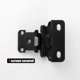 thumbnail image 4 of 1/2 Inch Overlay Cabinet Door Hinges Black Semi Partial Wrap, 60 Pack 30 Pairs Flush Face Mount Cupboard Self-Closing Kitchen Cabinet Hinges with Door, 4 of 4