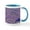White/Blue Inside, variant on CafePress - Mauve Fanfair Mugs - 11 oz Ceramic Mug - Novelty Coffee Tea Cup