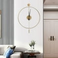 thumbnail image 2 of Modern Wall Clock Silent Non Ticking Quartz Low Noise Round Home Decor, 2 of 15