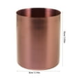 thumbnail image 2 of WASHWEPE Soporte Cilíndrico De Acero Inoxidable Oro Rosa Para Lápices Con Acabado Electropulido Duradero, 2 of 7