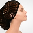 thumbnail image 6 of Breathable Mesh Crochet Hair Net for Long Hair - 3pcs, 6 of 6