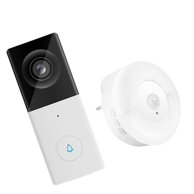 Bearachild Video Doorbell Smart Home Detector de vista nocturna infrarroja WiFi inalámbrico Cámara de seguridad a prueba de agua, timbre de puerta Electrodomésticos No.02 Bearachild HA006536-02