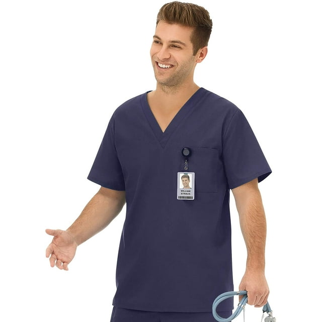 Fundamentals 14900 Unisex One Pocket Scrub Top