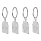 thumbnail image 4 of 4pcs Adorable Casa Llavero Hogar Llaveros Bolsa Llaves Colgantes Colgantes, 4 of 7