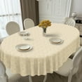 thumbnail image 3 of Oval Tablecloth, French Country Printed Oval Table Cloth-54x72 Inch, Fabric Washable and Waterproof Oval Table Cover for Farmhouse Kithchen Dining Decoration, 3 of 6