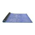 thumbnail image 2 of Ahgly Company Indoor Square Abstract Blue Contemporary Area Rugs, 6' Square, 2 of 4