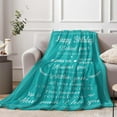 thumbnail image 3 of Birthday Gifts for Women Friendship Birthday Blanket Mom Birthday Gifts Happy Birthday Decorations Unique Birthday Gifts for Women/Men/Mom/Grandma/Wife Purple Birthday Throw Blanket 50''x60'', 3 of 5