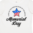 thumbnail image 4 of Inktastic Memorial Day Land of the Free Because of the Brave Boys or Girls Toddler T-Shirt, 4 of 5