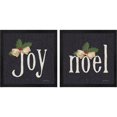 thumbnail image 1 of Great Art Now Joy & Noel by Bluebird Barn, 2 Piece Framed Art Set Each 13"W x 13"H, 1 of 3