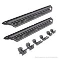 thumbnail image 1 of Go Rhino Running Board D14052T Dominator D1; Black; Powder Coated; Steel; With Full Length Drop Down Step; Unlighted; Rocker Panel Mount; With Full Length Slider, 1 of 10