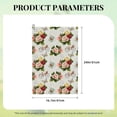 thumbnail image 4 of Easygdp Vintage Bike Flower Butterfly Golf Towel 24x16in for Men and Women with Carabiner Clip for Easy Attachment, 4 of 8