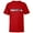 Red, variant on Deadpool Super Hero Comic Art Window Name Logo - Short Sleeve T-Shirt for Kids - Customized-Black