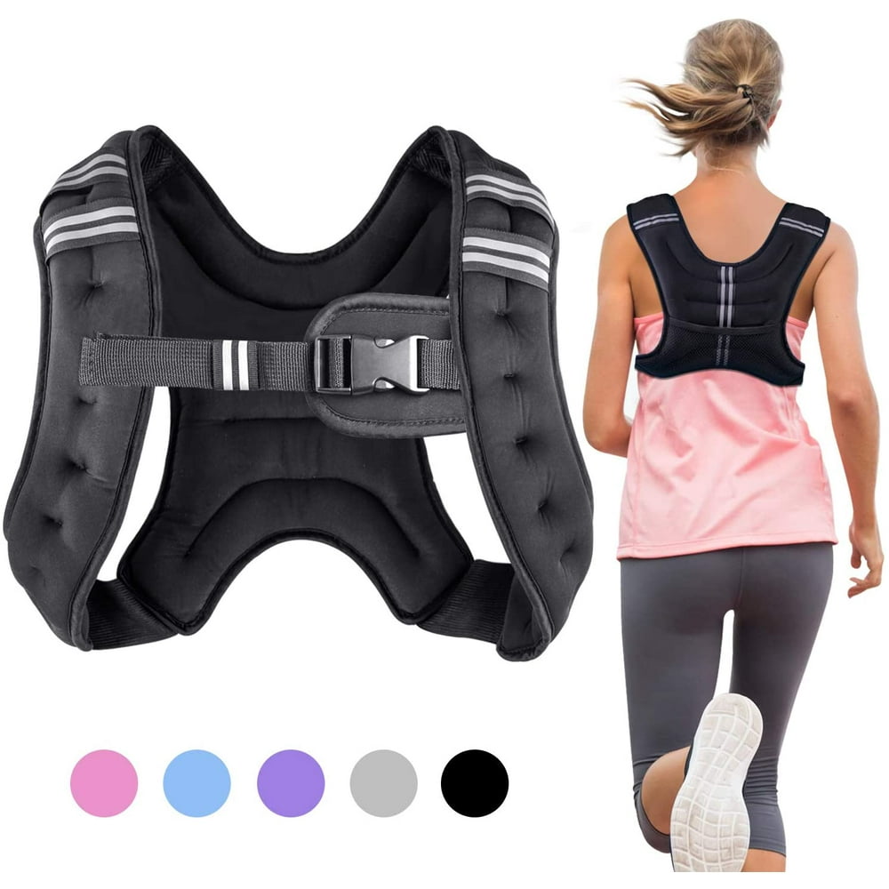 Henkelion Weighted Vest Weight Vest for Men Women Kids 6 Lbs Weights Included, Body Weight Vests
