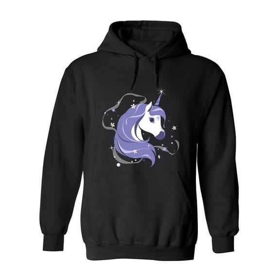 Sparkly Unicorn Hoodie Women -Image by Shutterstock, Female Large