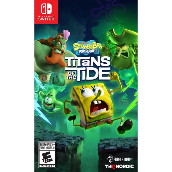 Jeu vidéo SpongeBob SquarePants: Titans of the Tide pour (Nintendo Switch)
