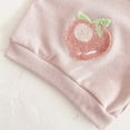 thumbnail image 5 of Owordtank Toddler Clothes for Baby Girls Cute Strawberry Long Sleeve Sweatshirt Pants Girls Warm Fall Winter Outfits Set, 5 of 7