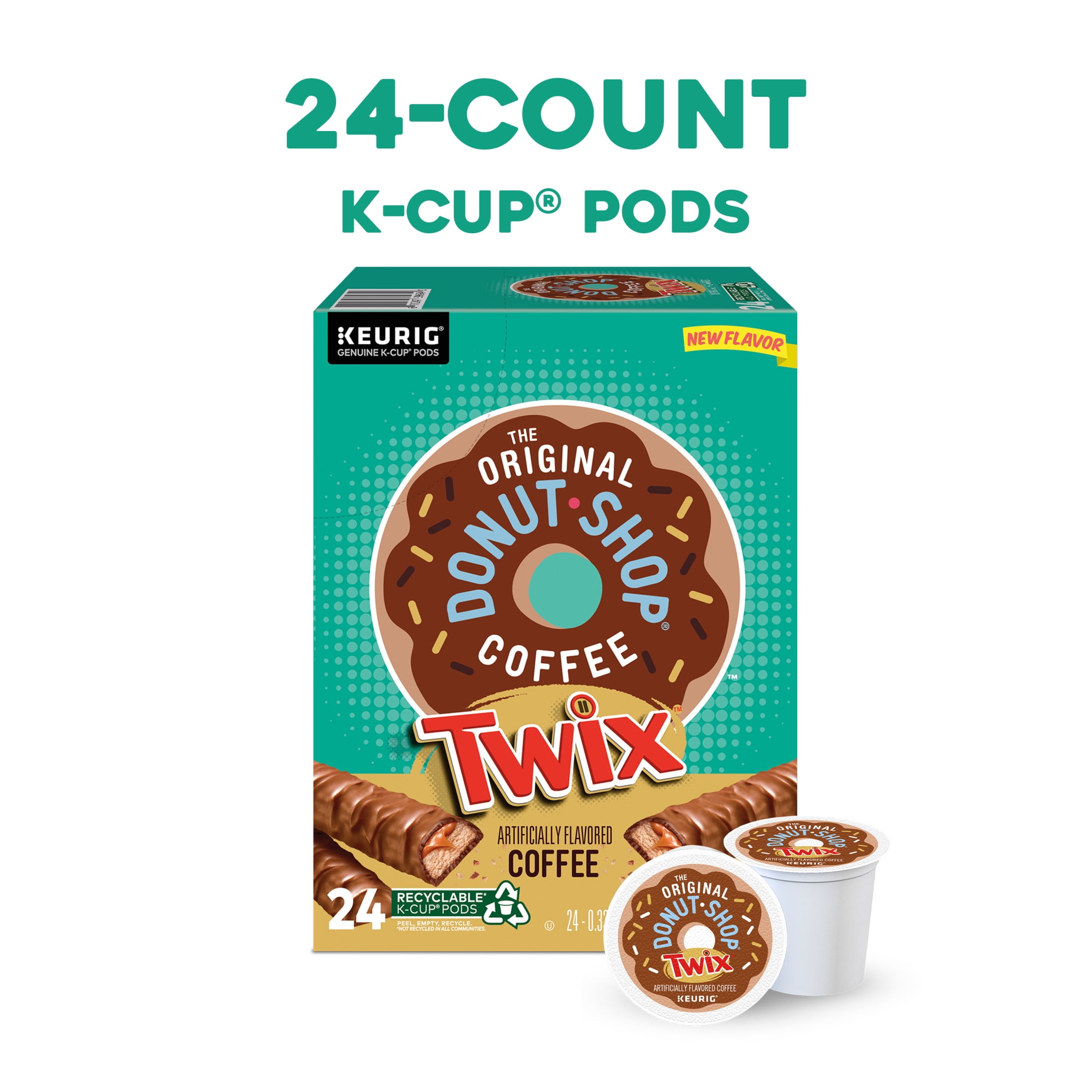 The Original Donut Shop, Duos White Chocolate + Vanilla Medium