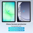 thumbnail image 4 of [2 Pack] HionlyPro Screen Protector for Samsung Galaxy Tab A11 Plus 2025 / Tab A9 Plus 11 Inch 2023, HD Tempered Glass 9H Protective Film Anti-Scratch, Case Friendly, 4 of 6