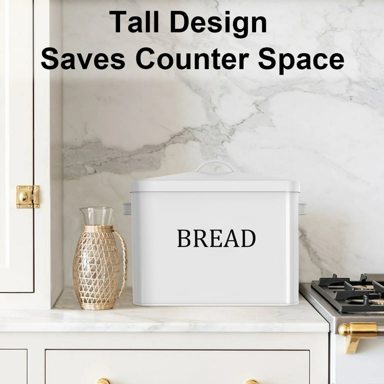 BREAD BIN 2個 Amazon.com: LIOONS Bread Storage 2-tier Bread Box, Large