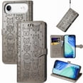 thumbnail image 3 of Funda Cartera FOXDOCK para iPhone Air , Flip PU con Relieve de Gatos y Perros, Tarjetero y Soporte, 3 of 6