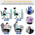 thumbnail image 6 of Orthopedic Cusion, Office Chair Cushion for Butt, Tailbone, Sciatica, Coccyx & Back Pain Relief, Car Seat Cushion, Gray, 6 of 7