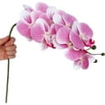 thumbnail image 4 of 3Artificial Phalaenopsis Flowers with Leaves Artificial Orchid Flowers Stem Plants Fake Butterfly Phalaenopsis Flowers for Home Wedding Party Décor (Yellow), 4 of 5