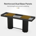 thumbnail image 2 of Tribesigns 70.9" Extra Long Bar Table, Industrial Counter Height Table with Metal Footrest for Kitchen Dining Room, Pub, 2 of 7