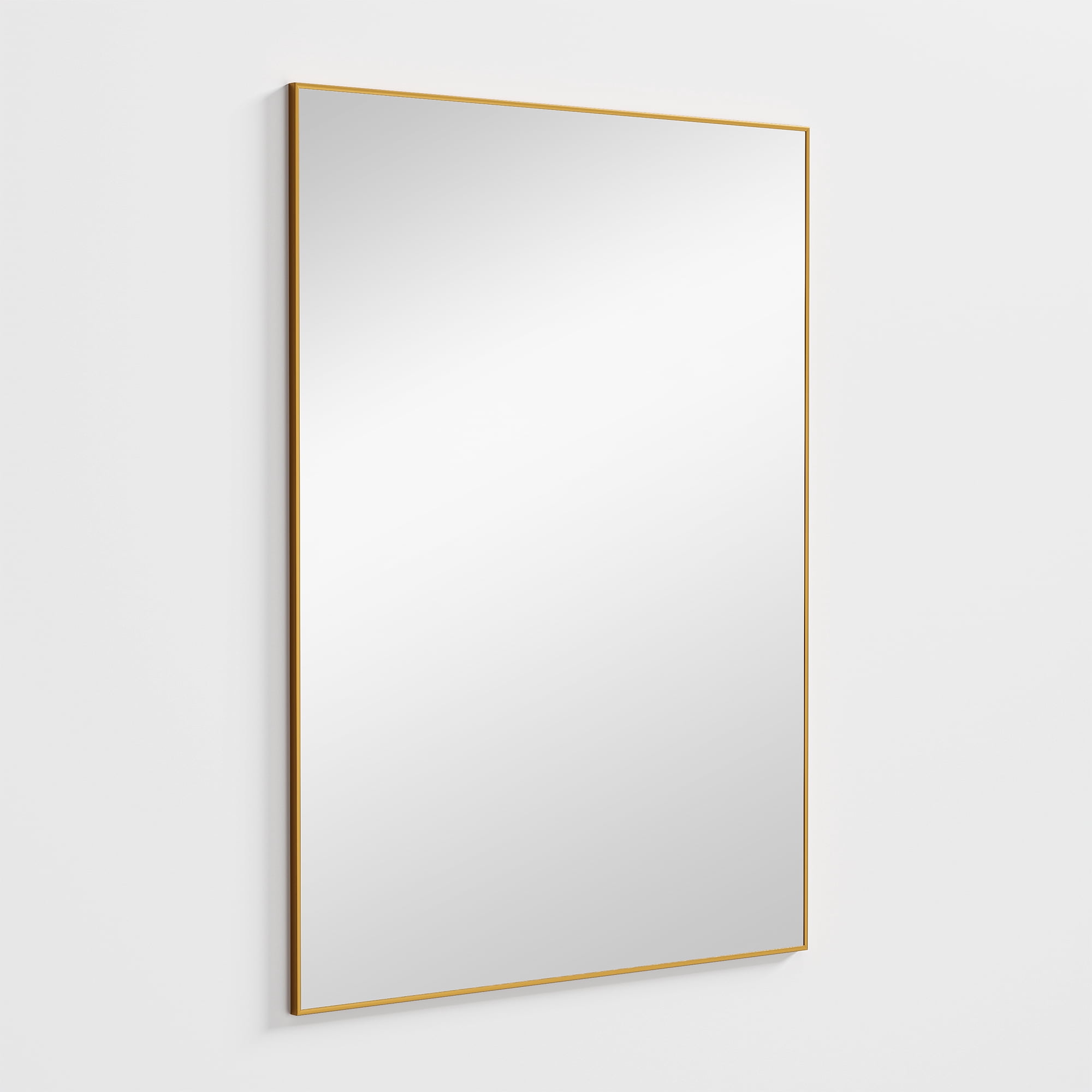 MAYEERTY 38"x22" Gold Modern Rectangle Mirror Home Decor for Living Room, Bedroom, or Bathroom