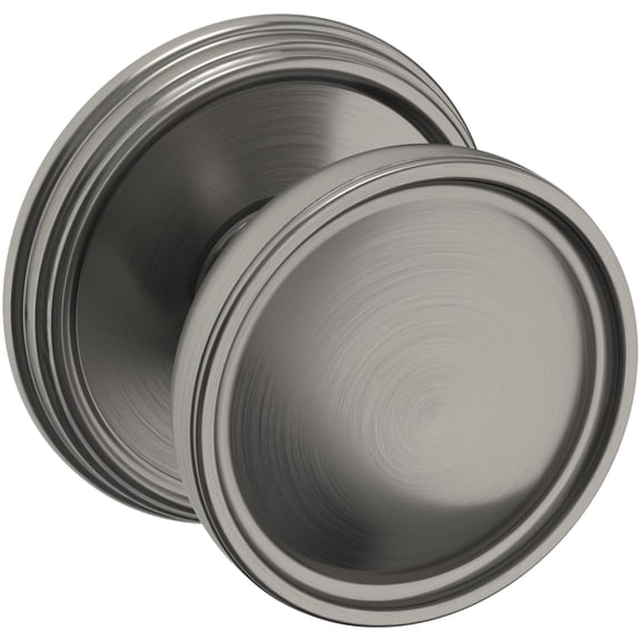Baldwin K012.Idm K012 Non-Turning One-Sided Dummy Door Knob Set - Lifetime Graphite Nickel