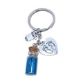 thumbnail image 3 of Raindrops Pocket Hug Heart Heart Keychain Bag Pendant Baby 5.50X3.00X0.20CM Blue, 3 of 8