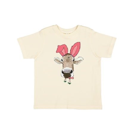 

Inktastic Funny Easter Cow in Pink Ears Boys or Girls Toddler T-Shirt