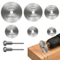 thumbnail image 1 of Precision Cuts Cutting Wheels Set, High Compatibility HSS Circular Saw Blades for Rotary Tool Accessories Kit, 8 Pieces, 1 of 5