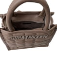 thumbnail image 3 of Bolsa Steve Madden Mini Tote Bnko Sqares Café, 3 of 6