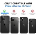 thumbnail image 3 of iPhone 13 Pro Max Case, [Built-in Screen Protector] Full Body Clear Bumper Phone Case Rugged Shockproof, 3 of 5