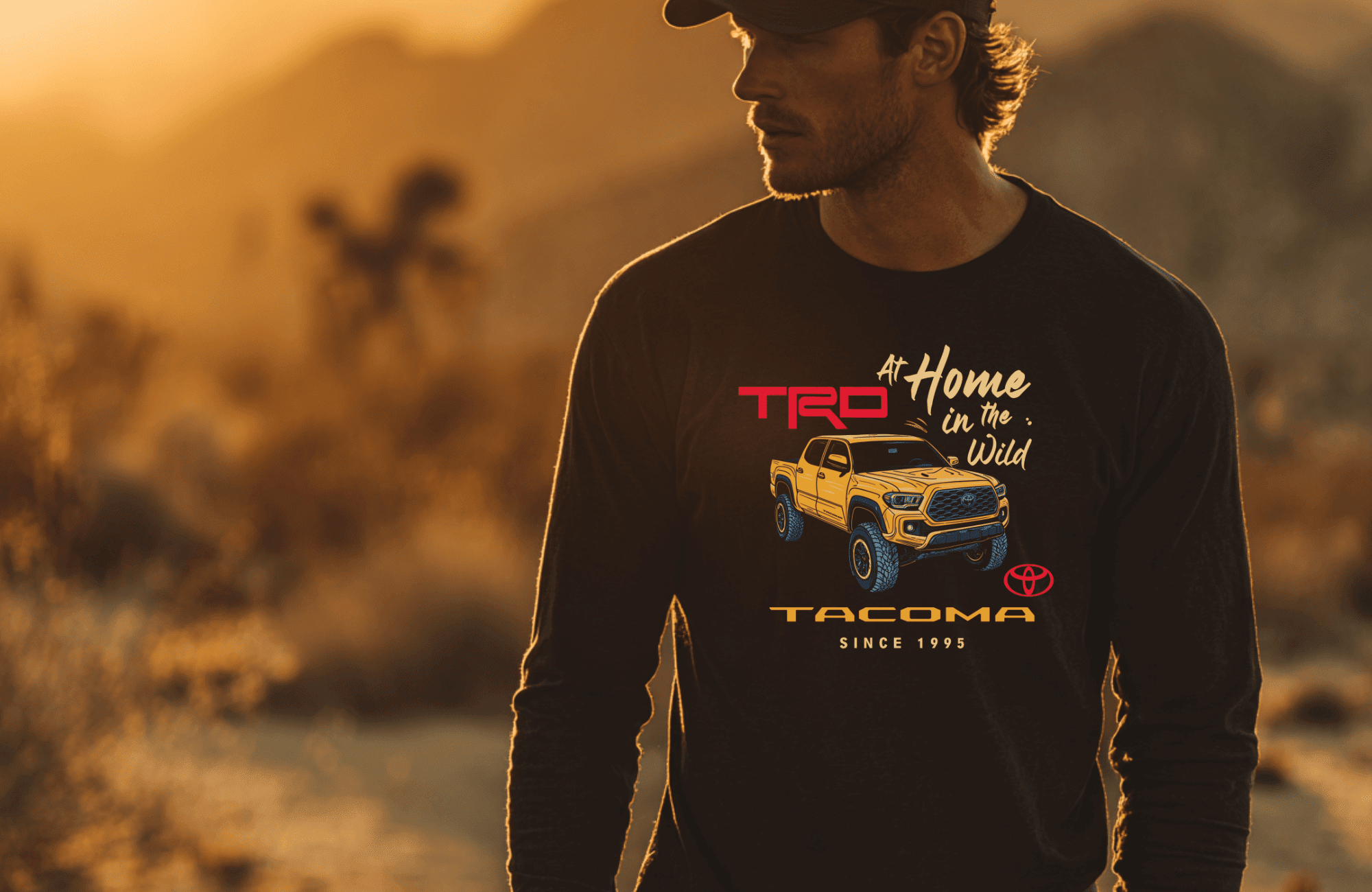 Toyota Tacoma At Home in the Wild 4x4 Long Sleeve Tee