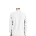 thumbnail image 4 of Hanes Essential Long Sleeve T-Shirt, Men's Crewneck Classic Fit Tee, White, XL, 4 of 6