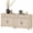 Beige, variant on Buffet Cabinet with 2 Doors and One Drawers, Coffee Bar Table Wood Kitchen Storage Cabinets with Storage Cabinets, Modern Farmhouse Sideboard Credenza for Dining Room, Rustic White, 34 inch