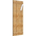 thumbnail image 2 of 32 1/4"W X 76"H Timbercraft Six 5 3/8" Boards Joined Board-N-Batten Shutters W/Z-Bar, Rough Sawn Western Red Cedar (Per Pair), 2 of 13