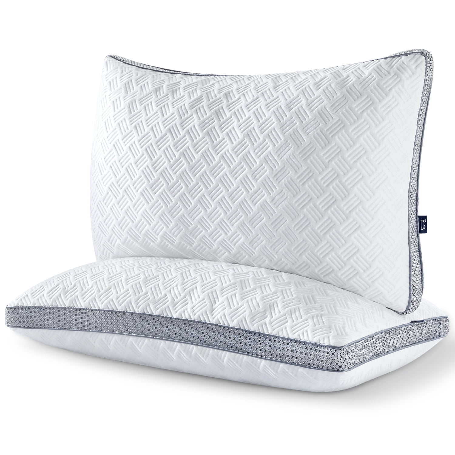 Adjustable Shredded Memory Foam Fill for Luxury Maternity White Centerpiece™ Pregnancy Pillow 