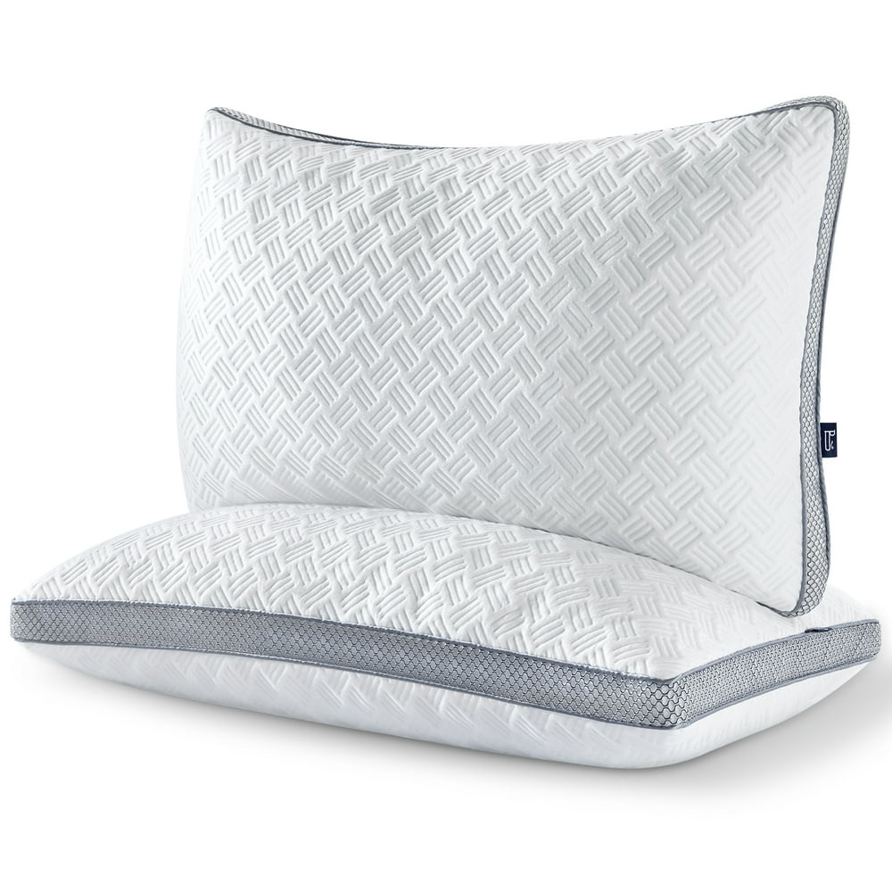 BedStory Memory Foam Pillows 2 Pack King Size, Gel Infused Shredded