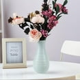 thumbnail image 2 of Composite Plastic Flower Vase: Unbreakable Ceramic Look Vase for Centerpieces, Small Vase for Wedding Party Living Room Bouquet Decor (Pink), 2 of 7