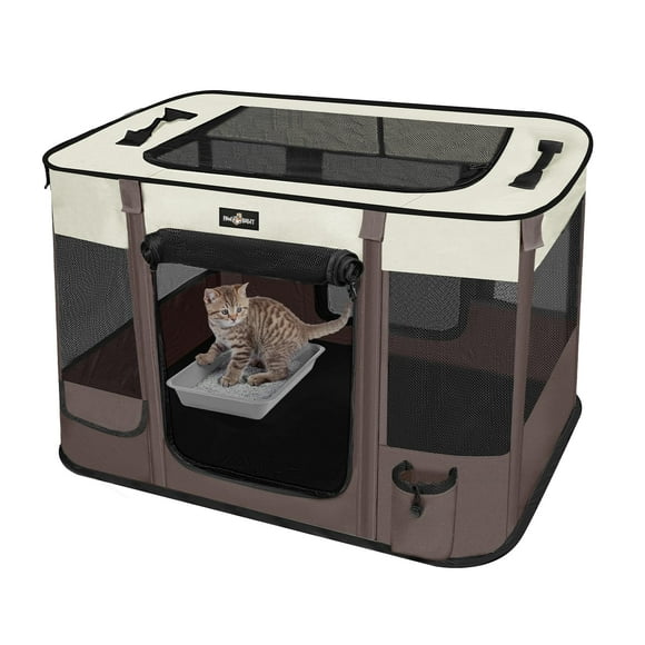 Corral Plegable Impermeable Paw Ballet para Mascotas Pequeñas
