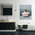 thumbnail image 3 of Stupell Industries Bathing Pug with Rubber Duck Bath & Laundry Painting Wrapped Canvas Art Print Wall Art, 36 x 48, 3 of 8