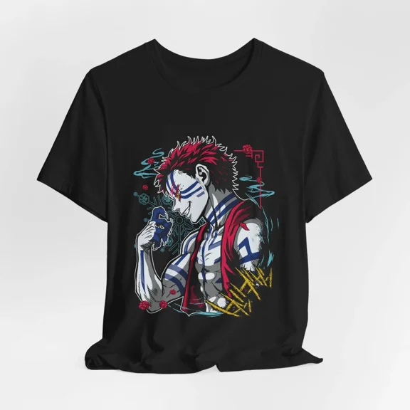 Akaza Inspired Anime Art Graphic Tee