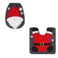 thumbnail image 2 of Xihbxyly Ventas Compras En Línea Fundamentos de Inodoro Navideño Decoraciones Navideñas para Baños Alfombrillas Absorbentes Antideslizantes Navideñas Juego de 2 Piezas, 2 of 7