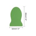 thumbnail image 2 of Unique Bargains Mobile Gaming Finger Sleeve Controller Finger Thumb Sleeve, Silver Cloth Anti-Sweat Breathable Green, 2 Set, 2 of 6