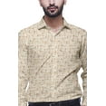 thumbnail image 4 of BESTMAN Cotton Shirt With Pockets Spread Collar Button Down Formal Shirt, 4 of 5